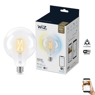 LED Ściemnialna żarówka FILAMENT G125 E27/7W/230V 2700-6500K CRI 90 Wi-Fi - WiZ