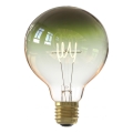 LED ściemnialna żarówka filamentowa G125 E27/4W/230V 1800K zielona