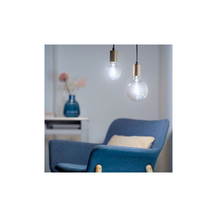LED Ściemnialna żarówka FILAMENT G125 E27/7W/230V 2700-6500K CRI 90 Wi-Fi - WiZ