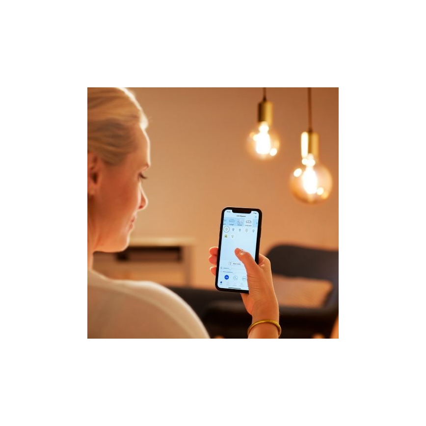 LED Ściemnialna żarówka FILAMENT G200 E27/6,5W/230V 2700-6500K CRI 90 Wi-Fi - WiZ