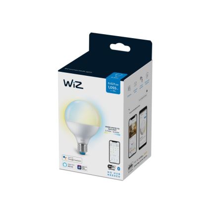 LED Ściemnialna żarówka G95 E27/11W/230V 2700-6500K CRI 90 Wi-Fi - WiZ