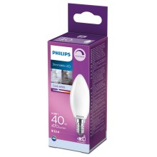 LED Ściemnialna żarówka Philips B35 E14/4,5W/230V 4000K
