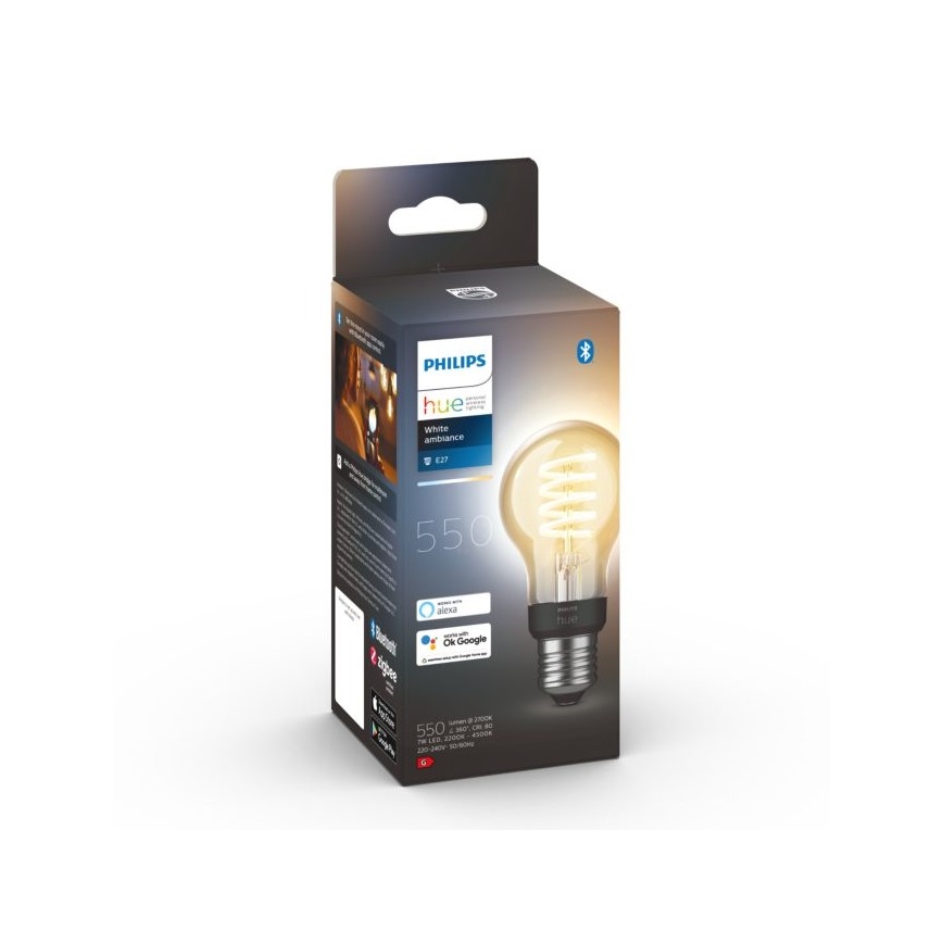 LED Ściemnialna żarówka Philips Hue WHITE AMBIANCE A60 E27/7W/230V 2200-4500K