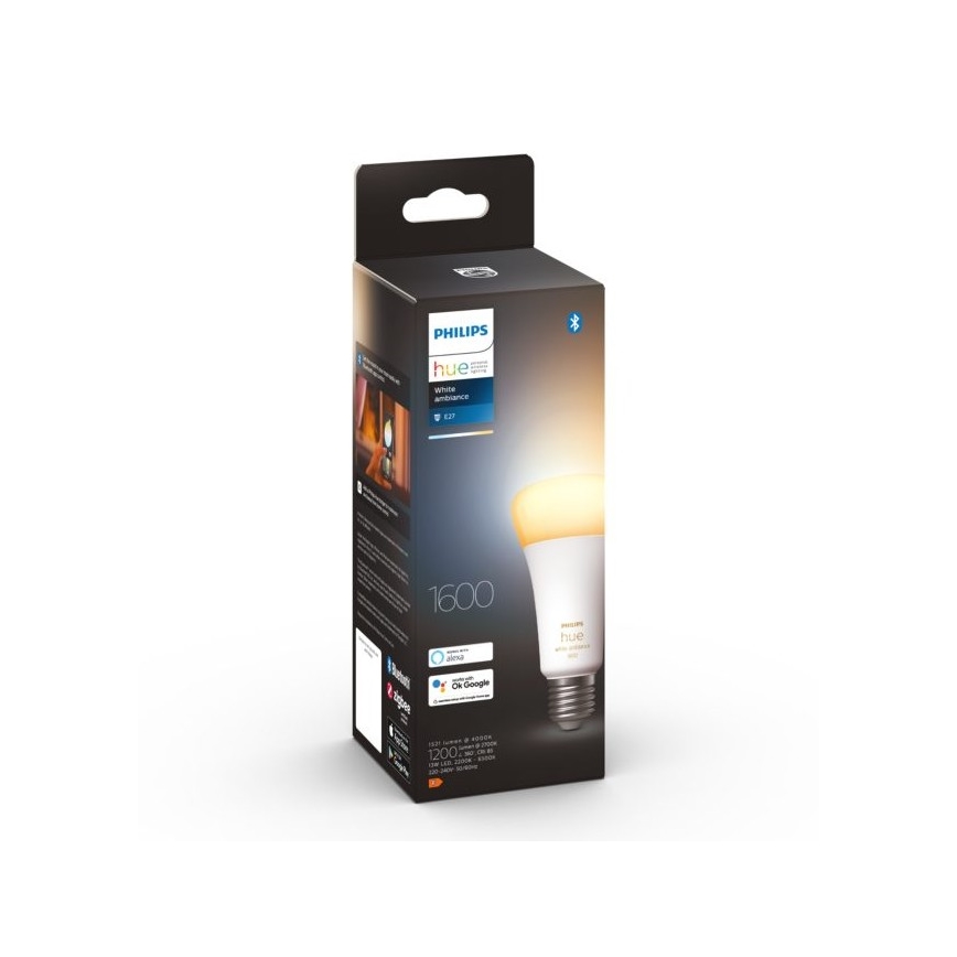 LED Ściemnialna żarówka Philips Hue WHITE AMBIANCE E27/13W/230V 2200-6500K