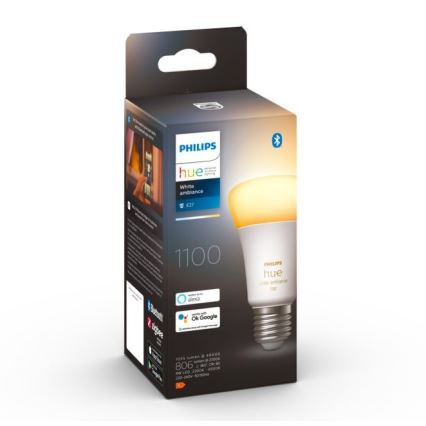 LED Ściemnialna żarówka Philips Hue WHITE AMBIANCE E27/8W/230V 2200-6500K