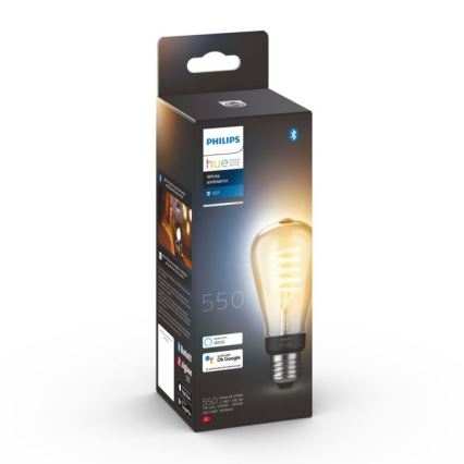 LED ściemnialna żarówka Philips Hue WHITE AMBIANCE ST64 E27/7W/230V 2200-4500K