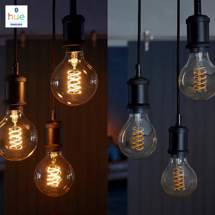 LED Żarówka ściemnialna Philips HUE WHITE FILAMENT G93 E27/7W/230V