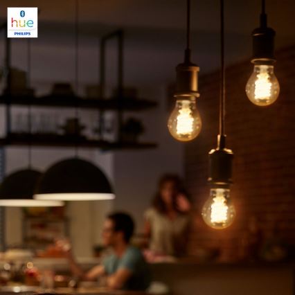 LED Żarówka ściemnialna Philips HUE WHITE FILAMENT G93 E27/7W/230V
