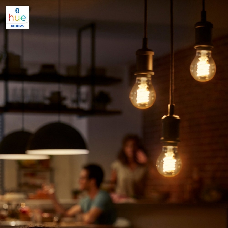 LED Żarówka ściemnialna Philips HUE WHITE FILAMENT G93 E27/7W/230V