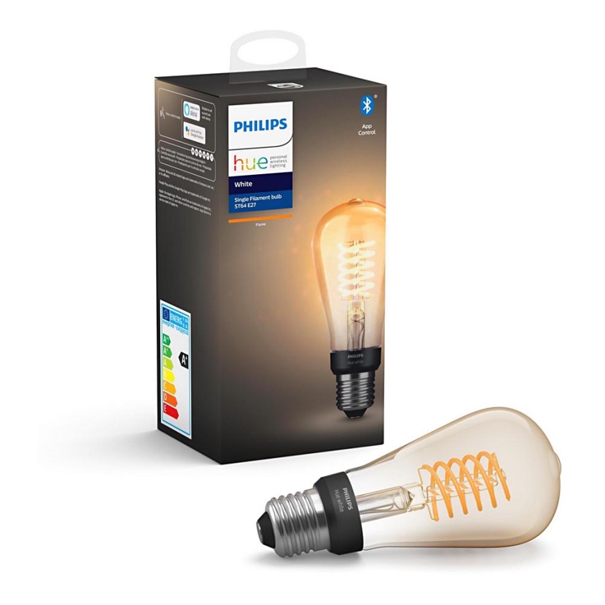 LED Ściemnialna żarówka Philips Hue WHITE FILAMENT ST64 E27/7W/230V 2100K