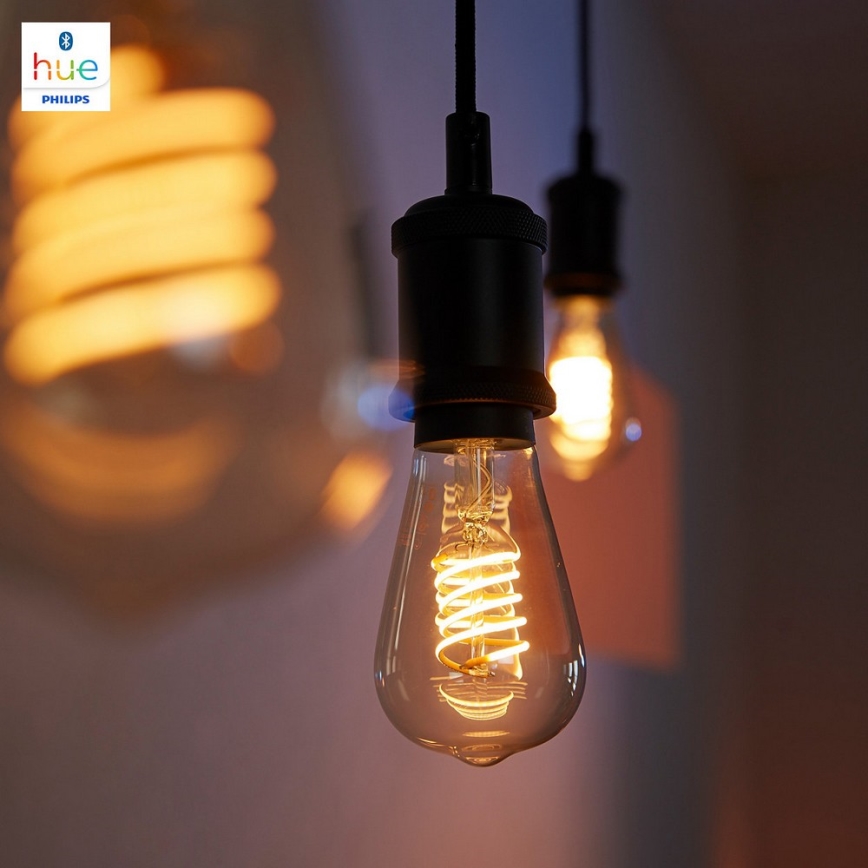 LED Żarówka ściemnialna Philips HUE WHITE FILAMENT ST64 E27/7W/230V