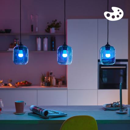 Ściemnialna żarówka LED RGB Philips SMART P45 E14/4,9W/230V 2200-6500K CRI 90