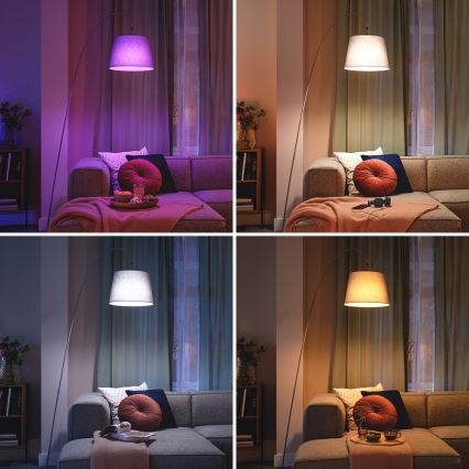 Ściemnialna żarówka LED RGB Philips SMART P45 E14/4,9W/230V 2200-6500K CRI 90