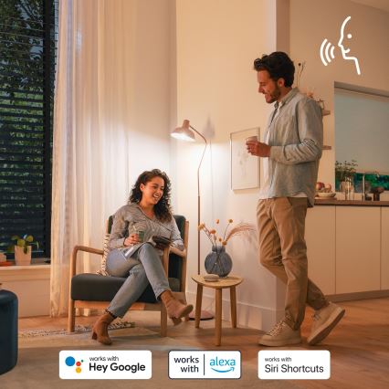Ściemnialna żarówka LED RGB Philips SMART P45 E14/4,9W/230V 2200-6500K CRI 90