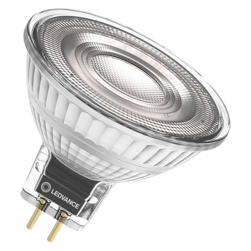 Ściemnialna żarówka reflektorowa LED MR16 GU5,3/5,3W/12V 3000K 36° CRI 97 - Ledvance