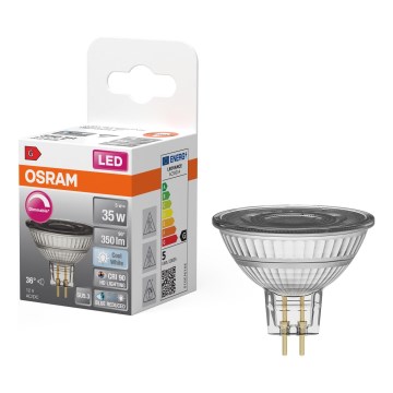 LED ściemnialna żarówka reflektorowa MR16 GU5,3/5W/12V 4000K 36° CRI 90 - Osram