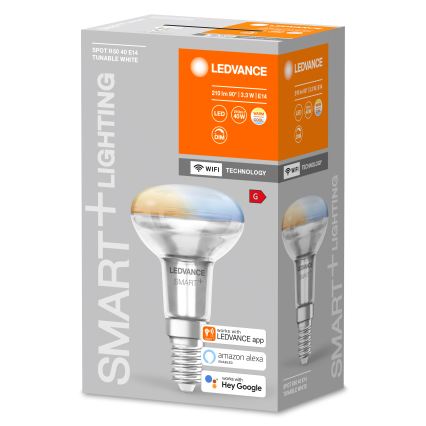 LED Ściemnialna żarówka reflektorowa SMART+ R50 E14/3,3W/230V 2700-6500K Wi-Fi - Ledvance