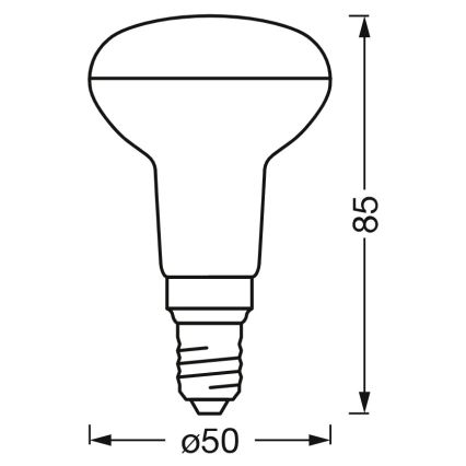 LED Ściemnialna żarówka reflektorowa SMART+ R50 E14/3,3W/230V 2700-6500K Wi-Fi - Ledvance