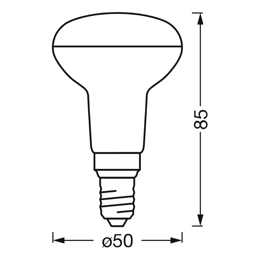 LED Ściemnialna żarówka reflektorowa SMART+ R50 E14/3,3W/230V 2700-6500K Wi-Fi - Ledvance