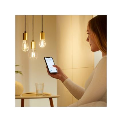 LED Ściemnialna żarówka FILAMENT ST64 E27/6,7W/230V 2700-6500K CRI 90 Wi-Fi - WiZ