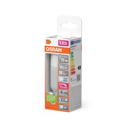 LED ściemnialna żarówka STICK E27/11W/230V 4000K CRI 90 - Osram