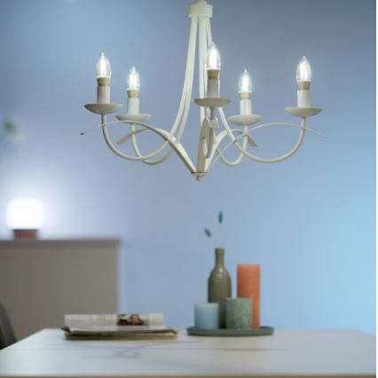 LED Ściemnialna żarówka VINTAGE FILAMENT C35 E14/4,9W/230V 2000-5000K CRI 90 Wi-Fi - WiZ