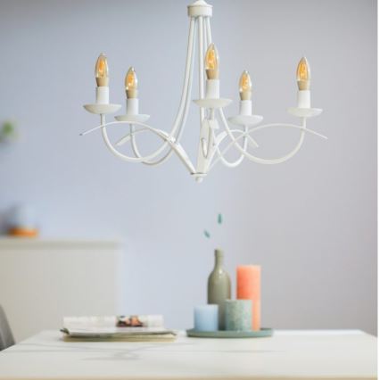 LED Ściemnialna żarówka VINTAGE FILAMENT C35 E14/4,9W/230V 2000-5000K CRI 90 Wi-Fi - WiZ