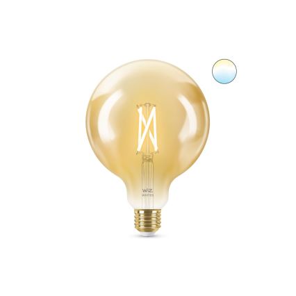 LED Ściemnialna żarówka VINTAGE FILAMENT G125 E27/6,7W/230V 2000-5000K CRI 90 Wi-Fi - WiZ