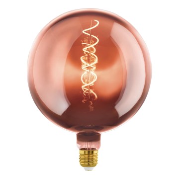LED ściemnialna żarówka VINTAGE G200 E27/4W/230V 1600K miedziana - Eglo 110097