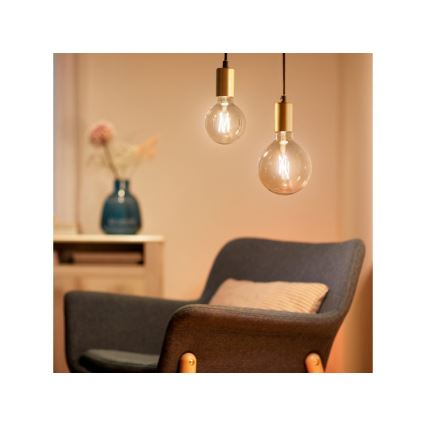 LED Ściemnialna żarówka VINTAGE FILAMENT G95 E27/6,7W/230V 2000-5000K CRI 90 Wi-Fi - WiZ