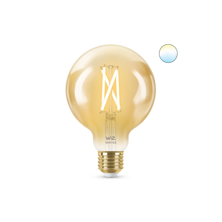 LED Ściemnialna żarówka VINTAGE FILAMENT G95 E27/6,7W/230V 2000-5000K CRI 90 Wi-Fi - WiZ