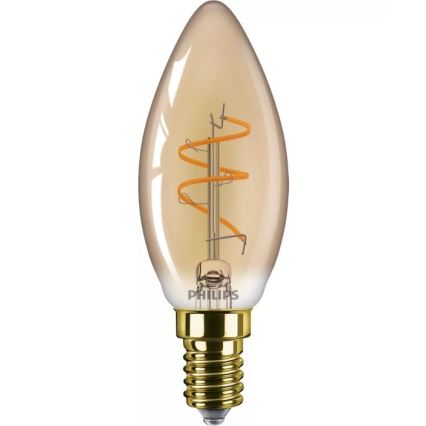 Ściemniana żarówka LED VINTAGE Philips B35 E14/3,1W/230V 2200K CRI 90