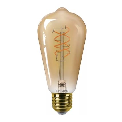 LED Ściemnialna żarówka VINTAGE Philips ST64 E27/7,3W/230V 2200K CRI 90