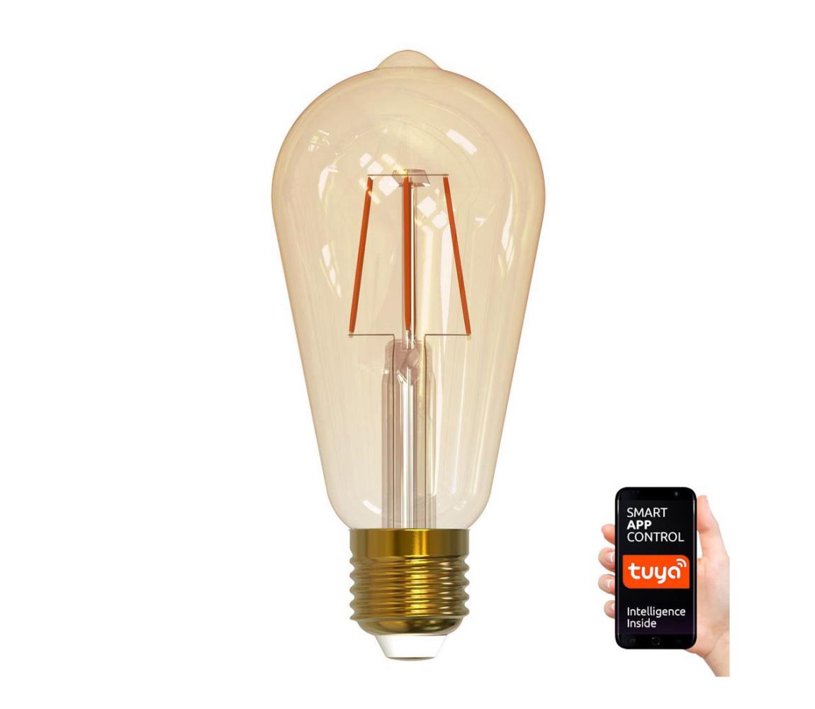 LED Ściemnialna żarówka VINTAGE ST64 E27/5,5W/230V 1800-2700K Wi-fi Tuya