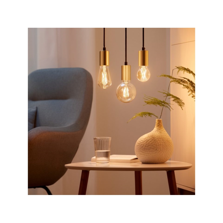 LED Ściemnialna żarówka VINTAGE FILAMENT ST64 E27/7W/230V 2000-5000K CRI 90 Wi-Fi - WiZ