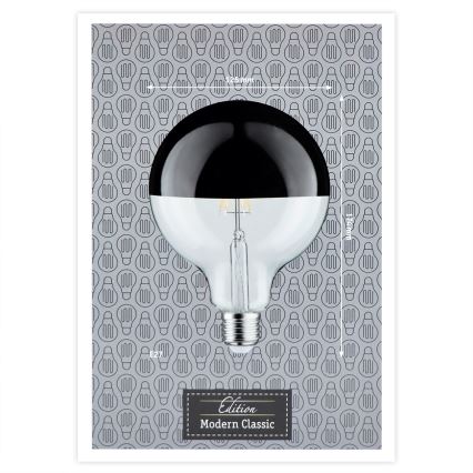 LED Ściemnialna żarówka z lustrzanym kulistym trzonkiem GLOBE E27/6,5W/230V 2700K - Paulmann 28680