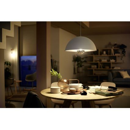 LED Ściemnialna żarówka z lustrzanym kulistym trzonkiem DECO Philips G125 E27/7,2W/230V 2700K