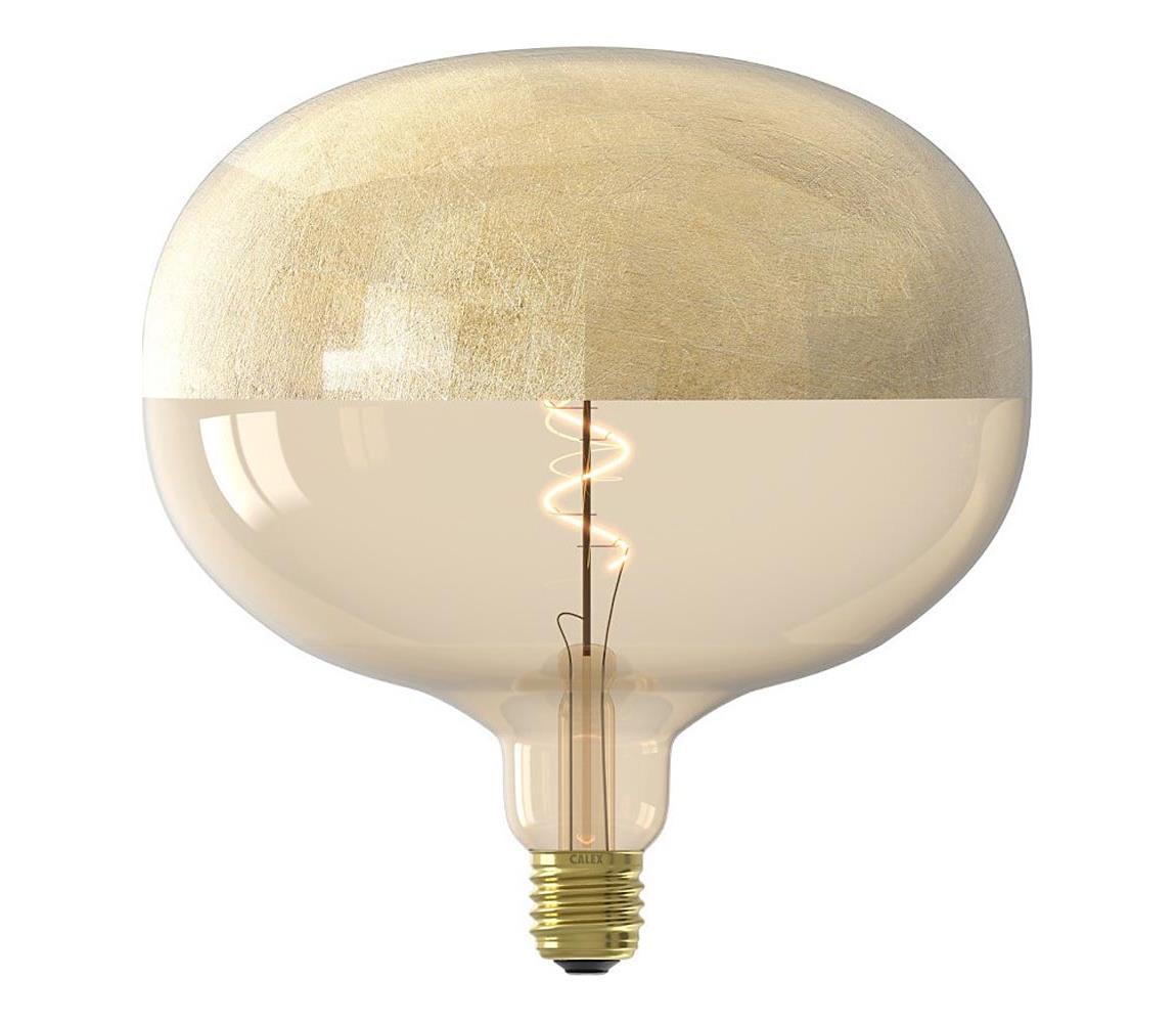 LED ściemnialna żarówka z nakładką FILAMENT E27/6W/230V 1800K złota CRI 90