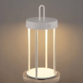 LED ściemnialna zewnętrzna ładowalna dotykowa lampa stołowa GENTLE LED/1,5W/3,7V 3000 mAh IP44 biała
