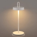 LED ściemnialna zewnętrzna ładowalna dotykowa lampa stołowa SHINE LED/1,5W/3,7V 3000 mAh IP44 biała