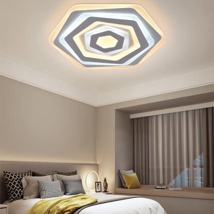 LED Regulowane oświetlenie sufitowe LED/95W/230V 3000-6500K + pilot do zdalnego sterowania