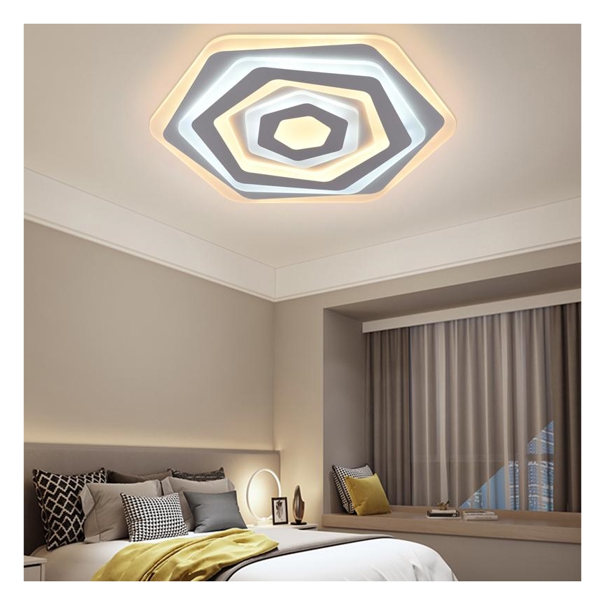 LED Regulowane oświetlenie sufitowe LED/95W/230V 3000-6500K + pilot do zdalnego sterowania