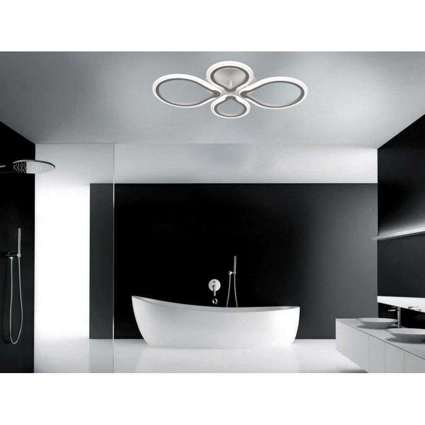 LED Regulowane oświetlenie sufitowe TRIESTE 1xLED/52W/230V + pilot do zdalnego sterowania
