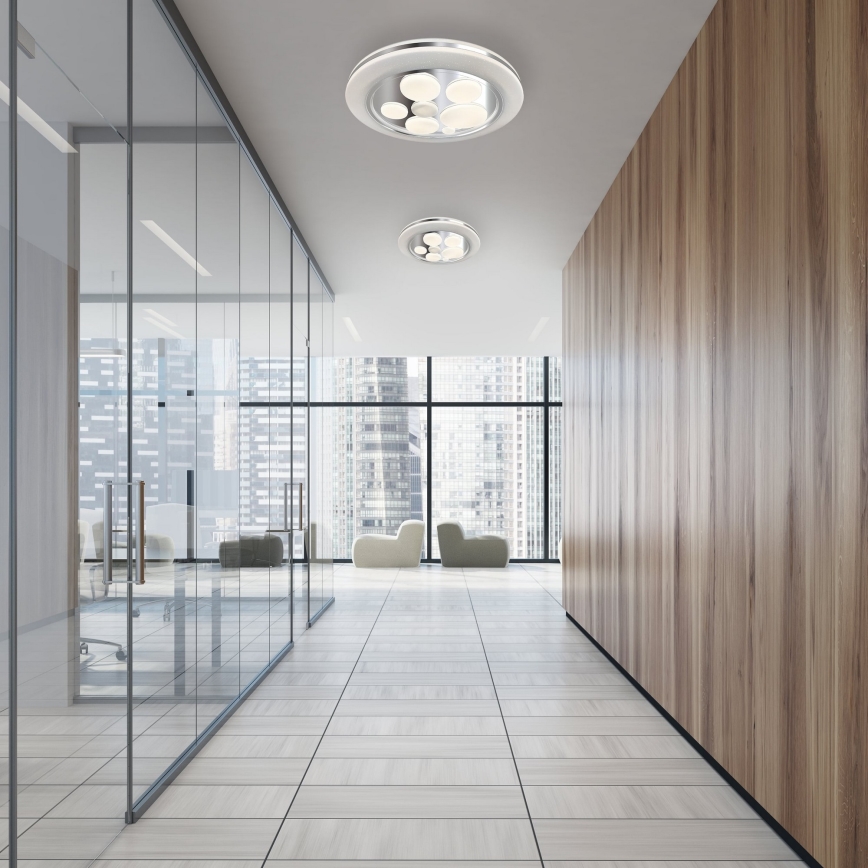 LED Regulowane oświetlenie sufitowe BUBBLES LED/48W/230V + pilot do zdalnego sterowania