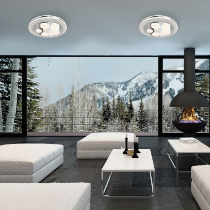 LED Regulowane oświetlenie sufitowe BUBBLES LED/48W/230V + pilot do zdalnego sterowania