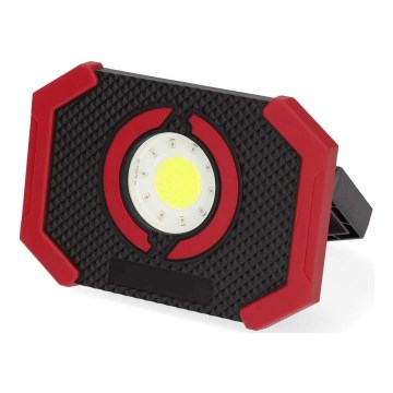 LED Ściemnialny akumulatorowy naświetlacz z power bankiem LED/10W/3000 mAh IPX2