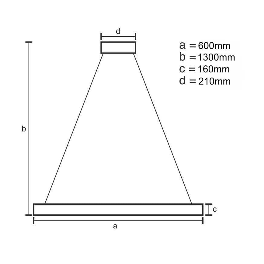 LED Ściemnialny kryształowy żyrandol na lince LED/40W/230V 3000-6500K + pilot zdalnego sterowania