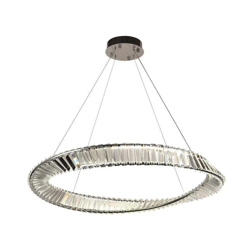 LED Ściemnialny kryształowy żyrandol na lince LED/50W/230V 3000-6500K + pilot zdalnego sterowania
