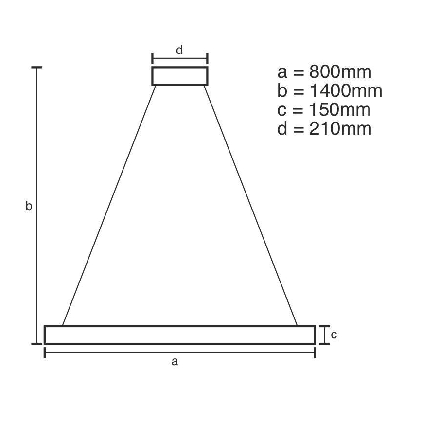 LED Ściemnialny kryształowy żyrandol na lince LED/55W/230V 3000-6500K + pilot zdalnego sterowania