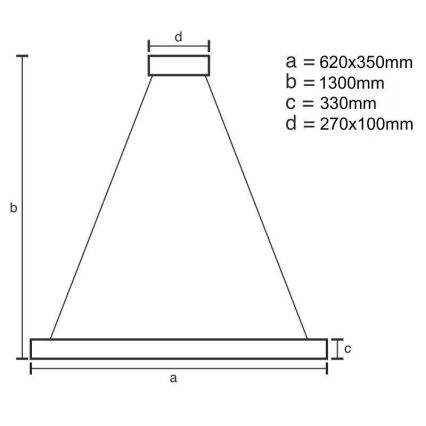 LED Ściemnialny kryształowy żyrandol na lince LED/70W/230V 3000-6500K + pilot zdalnego sterowania